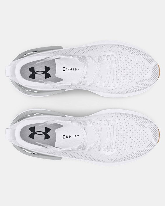 Women's UA Shift Running Shoes in White image number 2